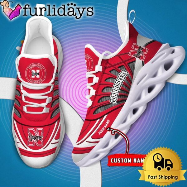 Nebraska Cornhuskers NCAA Custom Max Soul Shoes Sneaker