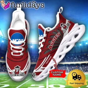 New Mexico State Aggies NCAA Custom Max Soul Shoes Sneakers