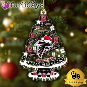 NFL Atlanta Falcons Tree Christmas Ornament