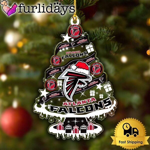 NFL Atlanta Falcons Tree Christmas Ornament