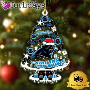 NFL Carolina Panthers Tree Christmas Ornament