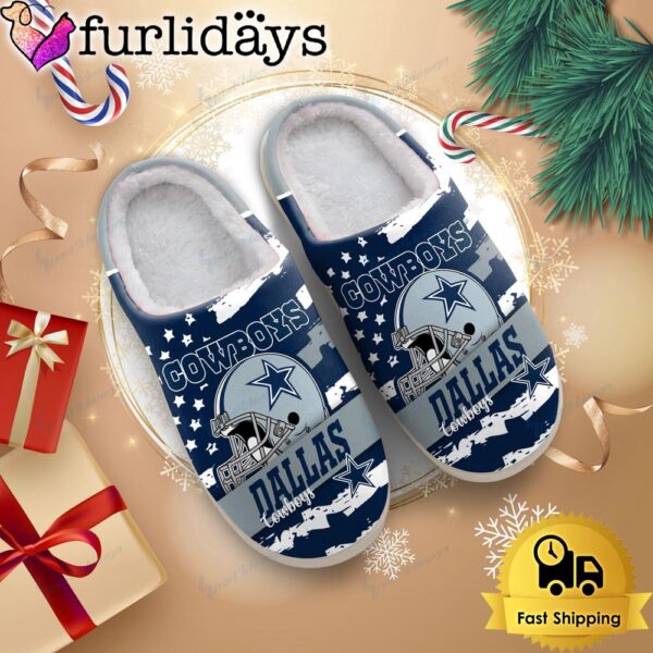 NFL Dallas Cowboys Football Logo Team House Slipper