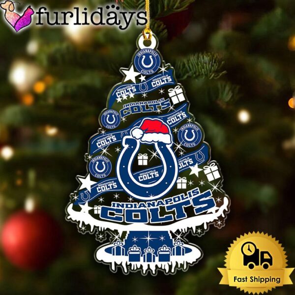 NFL Indianapolis Colts Tree Christmas Ornament