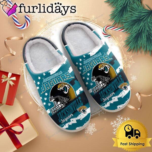 NFL Jacksonville Jaguars Football Logo Team House Slipper