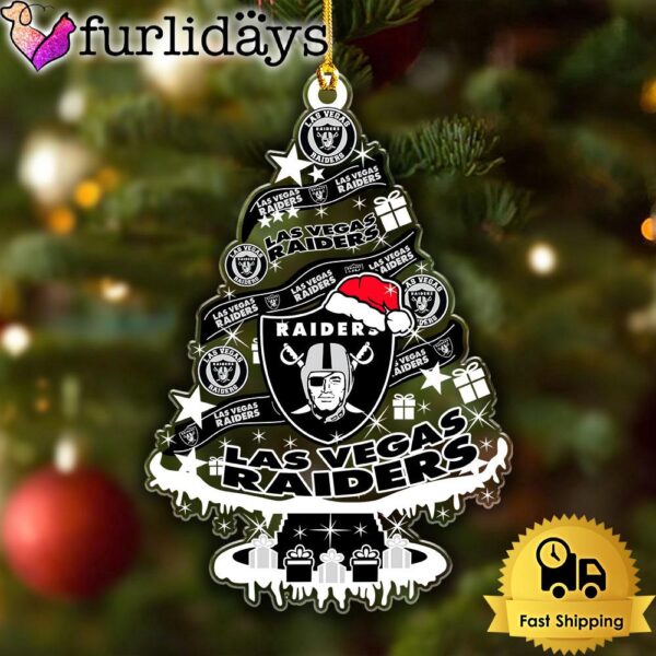 NFL Las Vegas Raiders Tree Christmas Ornament