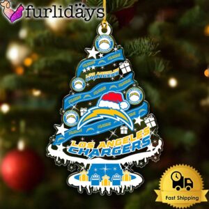 NFL Los Angeles Chargers Tree Christmas…