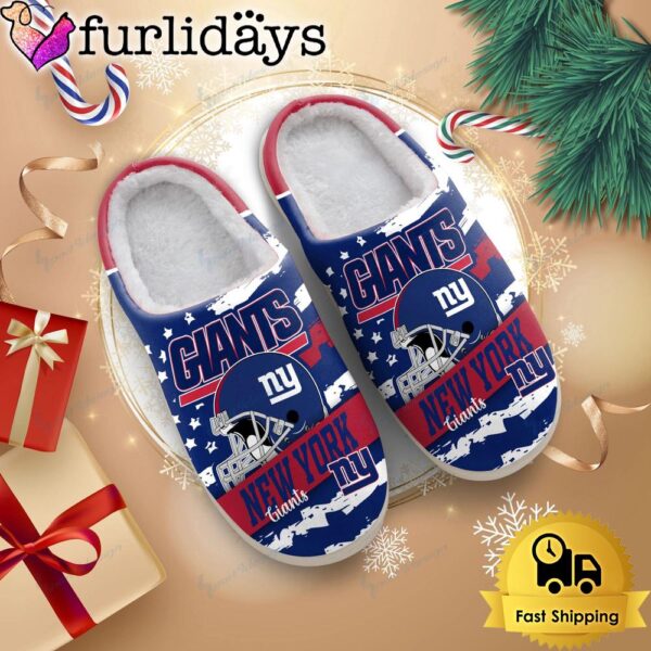 NFL New York Giants Football Logo Team House Slipper