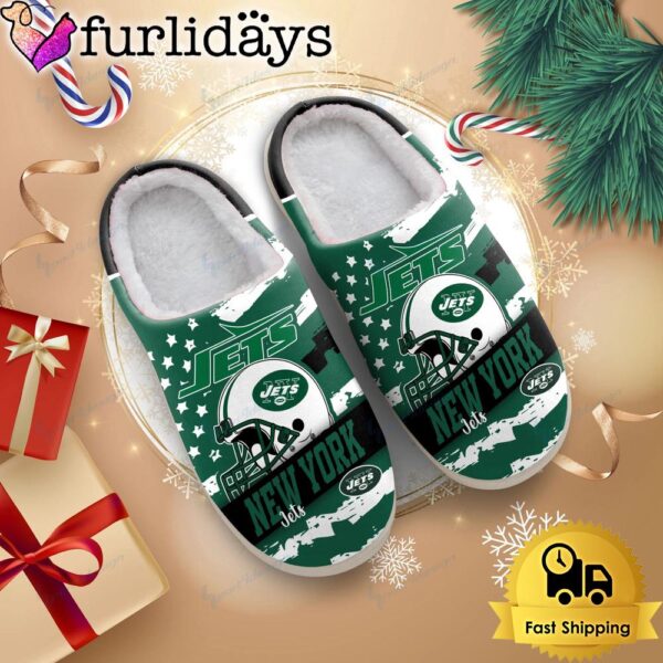 NFL New York Jets Football Logo Team House Slipper