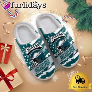 NFL Philadelphia Eagles Football Logo Team House Slipper