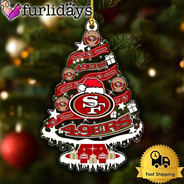 NFL San Francisco 49ers Tree Christmas Ornament