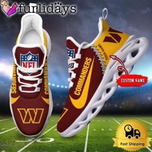 NFL Washington Commanders Custom Name Max…