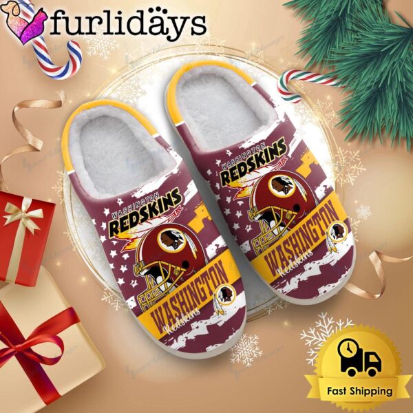 NFL Washington Redskins Football Logo Team House Slipper