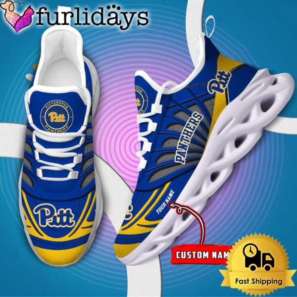 Pittsburgh Panthers NCAA Custom Max Soul Shoes Sneaker