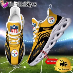 Pittsburgh Steelers Custom Max Soul Shoes