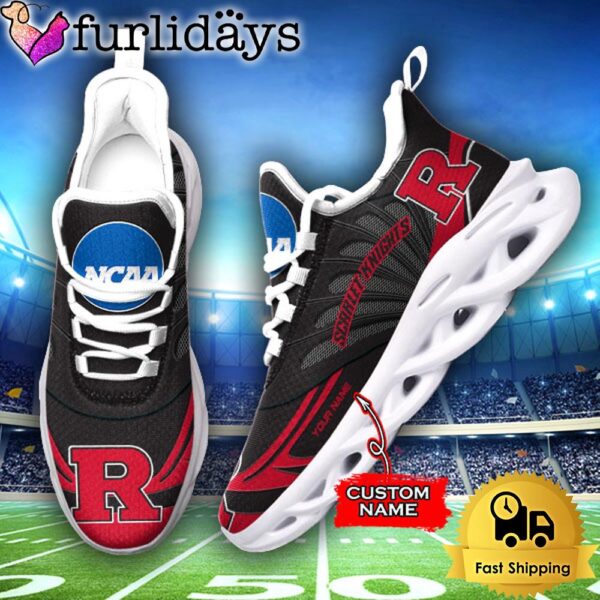 Rutgers Scarlet Knights NCAA Custom Max Soul Shoes Sneakers