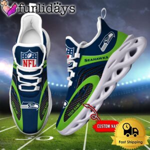 Seattle Seahawks Custom Max Soul Shoes