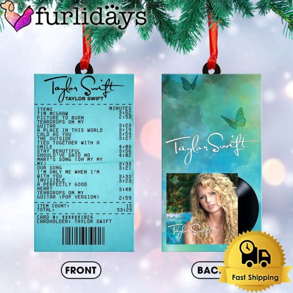 Taylor Swift Ticket Ornament