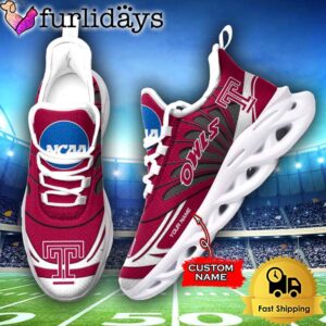 Temple Owls NCAA Custom Max Soul Shoes Sneakers