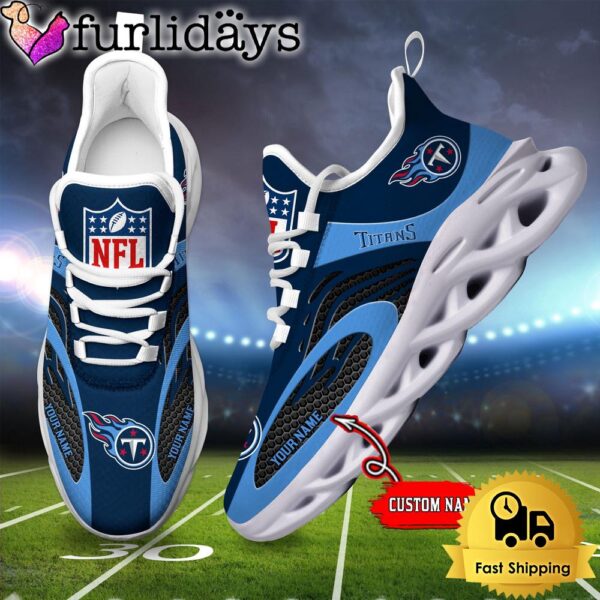 Tennessee Titans Custom Max Soul Shoes