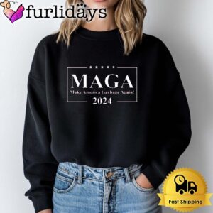 Trump Maga Make America Garbage Again 2024 T Shirt