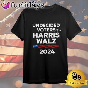 Undecided Voters For Harris Walz 2024 T Shirt