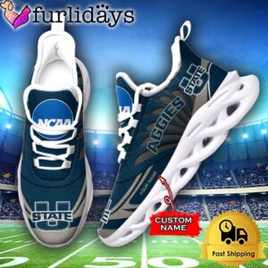 Utah State Aggies NCAA Custom Max Soul Shoes Sneakers