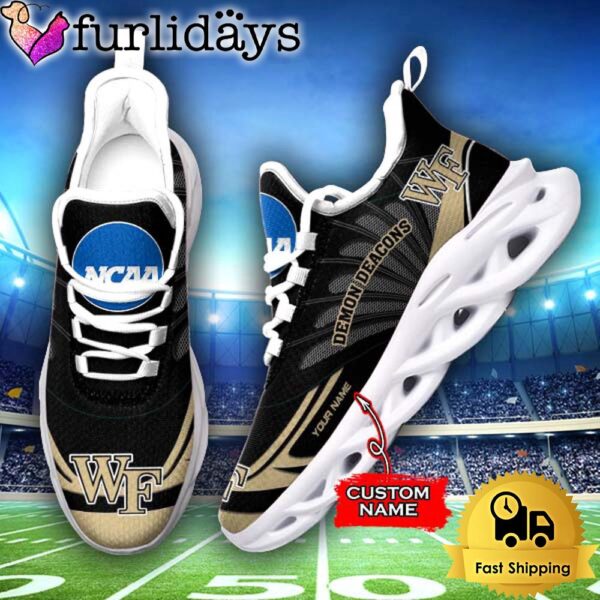 Wake Forest Demon Deacons NCAA Custom Max Soul Shoes Sneakers