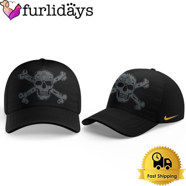 Army Black Knights Skull Black Baseball Cap