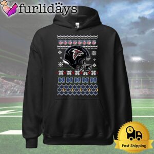 Atlanta Falcons Helmet Team Christmas T Shirt