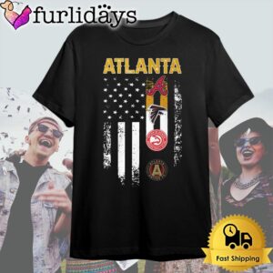 Atlanta Sport Team American Flag T…