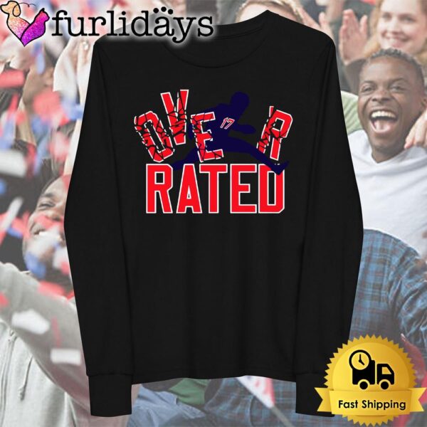 Buffalo Bills Football Josh Allen 17 Over Rated T Shirt