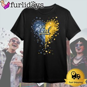 California Golden Bears Crystal Heart T Shirt