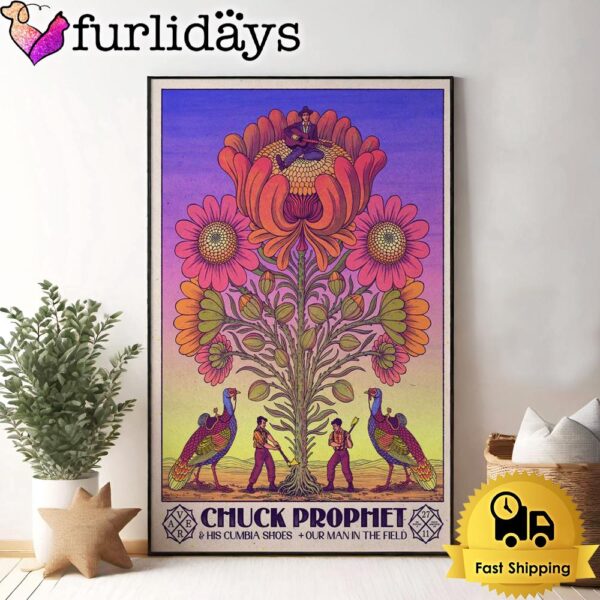 Chuck Prophet Vera In Groningen Netherlands November 27 2024 Poster Canvas