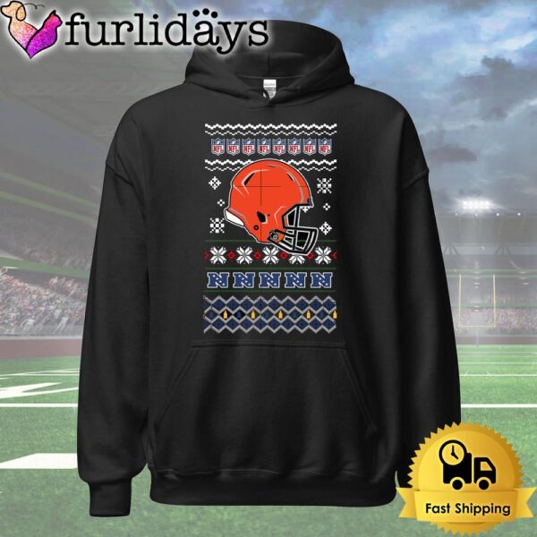 Cleveland Browns Helmet Team Christmas T Shirt