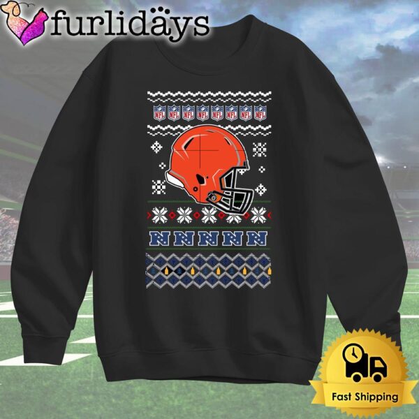 Cleveland Browns Helmet Team Christmas T Shirt