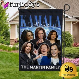 Custom Family Name Kamala Harris Garden…