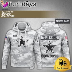 Custom NFL Dallas Cowboys Arctic Camo…