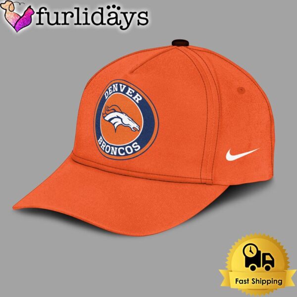 Denver Broncos Big Logo Team Orange Baseball Cap