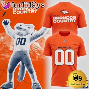 Denver Broncos Country Custom Orange T…