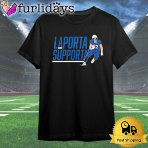 Detroit Lions Sam Laporta Supporta T…