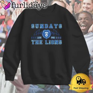 Detroit Lions Sundays Are For The Lions Mascot T Shirt