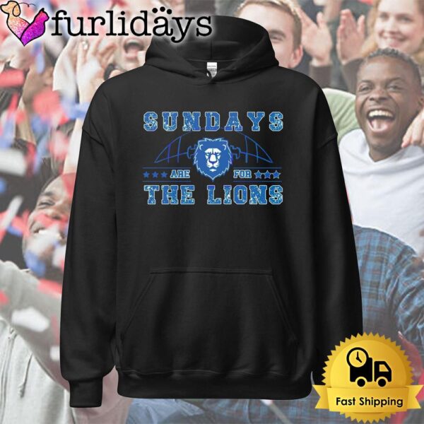 Detroit Lions Sundays Are For The Lions Mascot T Shirt