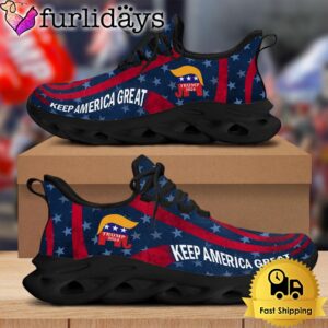 Donald Trump 2024 Keep America Great Max Soul Shoes