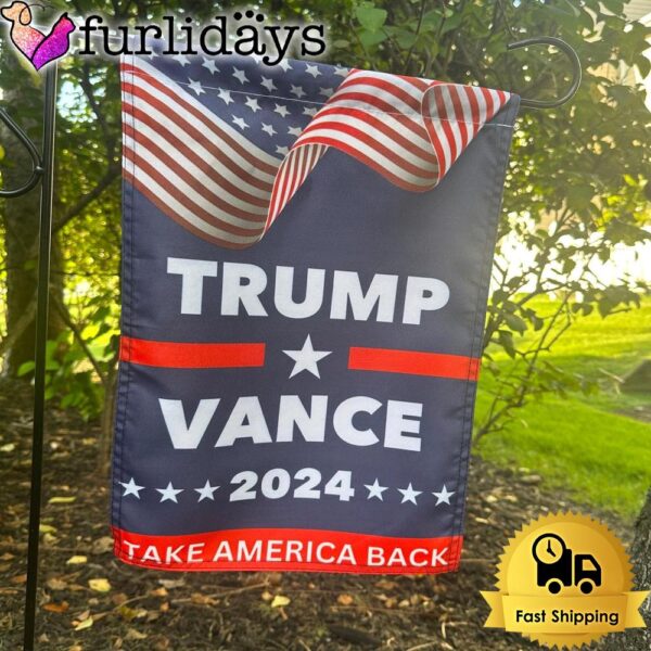 Donald Trump Vance 2024 Garden Flag