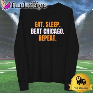 Eat Sleep Beat Chicago Repeat Green Bay Packers T Shirt