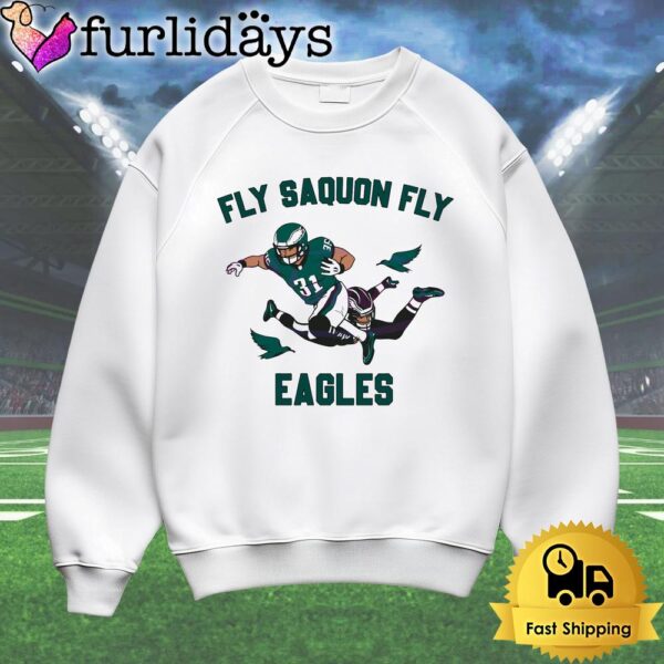 Fly Saquon Fly Eagles Football Player T Shirt