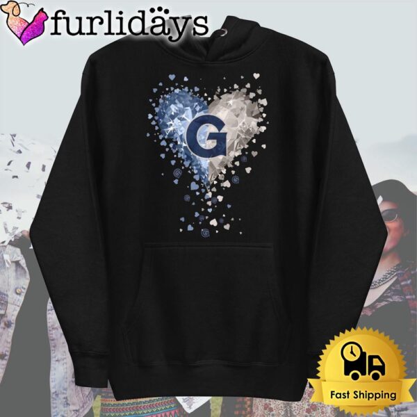 Georgetown Hoyas Crystal Heart T Shirt