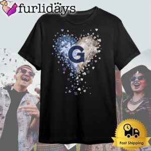 Georgetown Hoyas Crystal Heart T Shirt