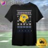 Green Bay Packers Helmet Team Christmas T Shirt