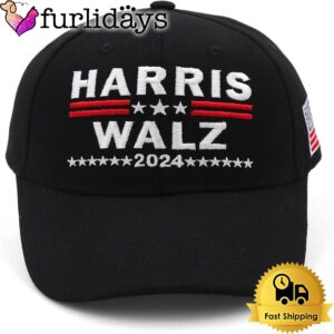 Harris Waltz American Flag Embroidered Cap